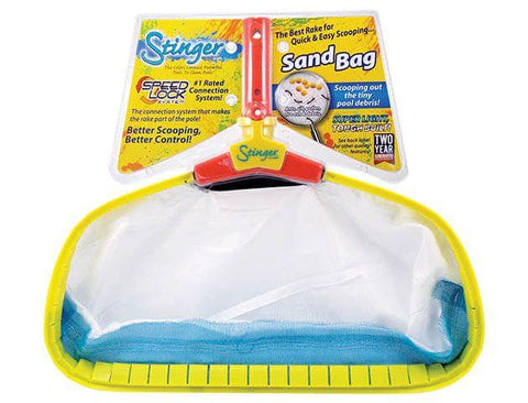 Stinger Sand & Silt Mesh Rake 18" | LN4020 - Benchmark Pool Supply
