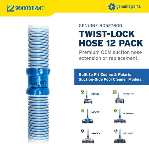 Zodiac R0527800 Twist Lock Hose 1 Meter, 12/PK - Benchmark Pool Supply
