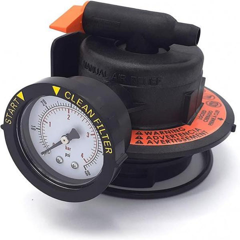Swimables Style Air Relief Valve Assembly With Gauge SW-27-242 - Benchmark Pool Supply