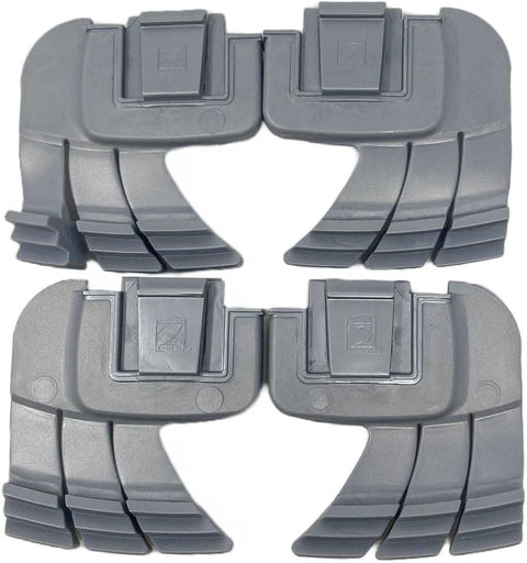 Polaris Atlas Cyclonic Scrubbing Brushes, Silver, 4/PK - Benchmark Pool Supply